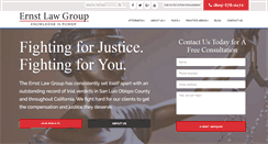 Desktop Screenshot of ernstlawgroup.com