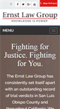 Mobile Screenshot of ernstlawgroup.com